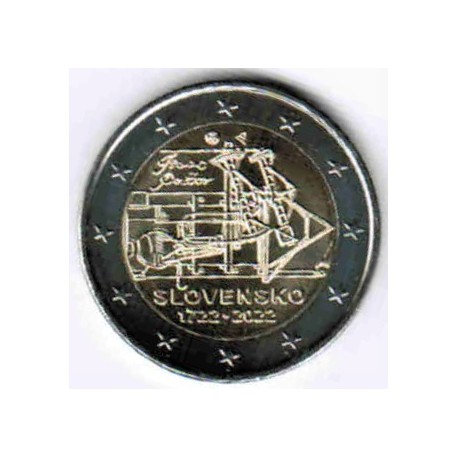 SLOVAKIA - 2 EURO 2022 - 300 YEARS OF THE FIRST STEAM MACHINE FOR MINE PUMPING