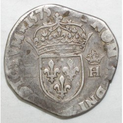 Dup 1131b - HENRI III - 1/2 FRANC AU COL FRAISE - 1575 A