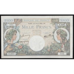 FRANCE - PICK 96 - 1000 FRANCS 1944 - 06/04 - TYPE TRADE AND INDUSTRY - task