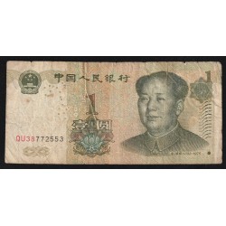 CHINE - PICK 895 a - 1 YUAN 1999
