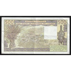 WEST AFRICAN STATES - SENEGAL - PICK 706K. h  - 500 FRANCS 1985 - SIGN 19 - B C E A O