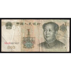 CHINE - PICK 895 c - 1 YUAN 1999