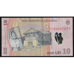 ROMANIA - PICK 119 g - 10 LEI - 01/12/2008 (2011) - PREFIXE 11