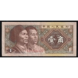 CHINE - PICK 881 b - 1 JIAO 1980