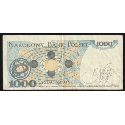 POLOGNE - PICK 146 c - 1 000 ZLOTYCH - 01.06.1982