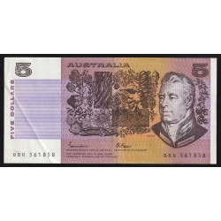 AUSTRALIEN - PICK 44 e - 5 DOLLARS (1985)