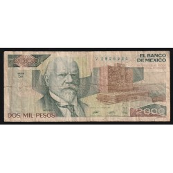 MEXIQUE - PICK 86 c - 2.000 PESOS - 28/03/1989