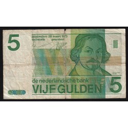 PAYS BAS - PICK 95 a - 5 GULDEN - 28/03/1973