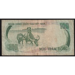 South Vietnam - PICK 31 a - 100 DÔNG - UNDATED (1972) - OX