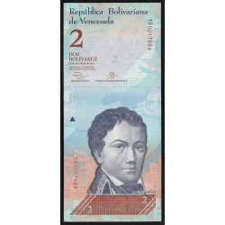 VENEZUELA - PICK 88 f - 2 BOLIVARES - 29/10/2013 - Dauphins de l’Orénoque