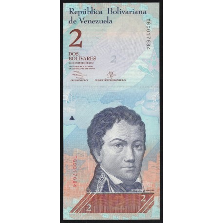 VENEZUELA - PICK 88 f - 2 BOLIVARES - 29/10/2013 - Orinoco River Dolphins