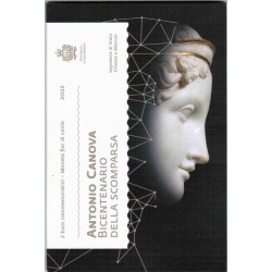 SAN MARINO - 2 EURO 2022 - 200 YEARS OF THE DEATH OF ANTONIO CANOVA