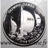 BERMUDA - KM 85 - 1 DOLLARS 1992 - Barcelona Olympic Games - Sailboats