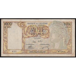 ALGERIA - PICK 107 b - 1000 FRANCS - 25/10/1956