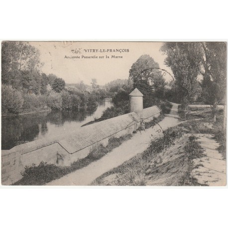 County 51300 - VITRY-LE-FRANCOIS - OLD FOOTBRIDGE OVER THE MARNE