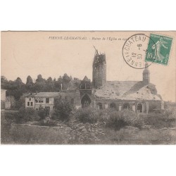 County 51800 - VIENNE-LE-CHATEAU - RUINS OF THE CHURCH IN 1918