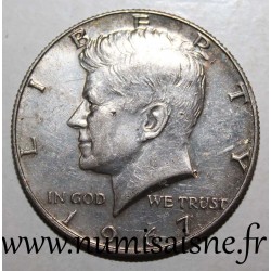 ÉTATS UNIS - KM 202a - 1/2 DOLLAR 1967 - KENNEDY