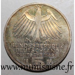 GERMANY - KM 150 - 5 MARK 1979 J - 150 years of the Archaeological Institute