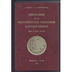 Directory of Contemporary French Numismatics - 1793 to the present day - Edition 1976