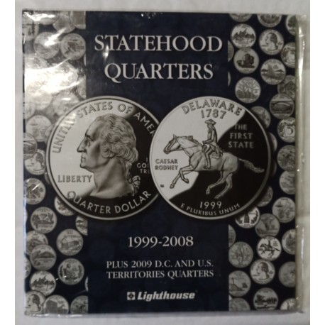 Album Statehood Quarters - 1999 - 2008 and 2009 D.C. and U.S. Territories quarters