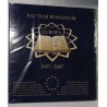 PRESSO-ALBUM FÜR DIE 17 MÜNZEN ZU 2 EURO DER 50 JAHRE DER ROM-VERTRAEGE