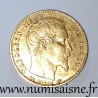 FRANCE - KM 783 - 5 FRANCS 1854 A - Paris - NAPOLEON III - GOLD