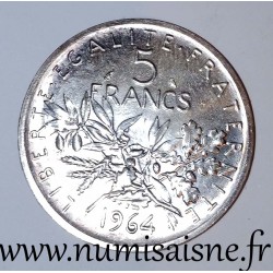 GADOURY 770 - 5 FRANCS 1964 - TYPE SEMEUSE - KM 926