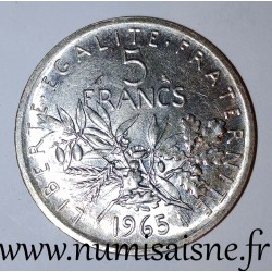 FRANCE - KM 926 - 5 FRANCS 1965 - TYPE SOWER