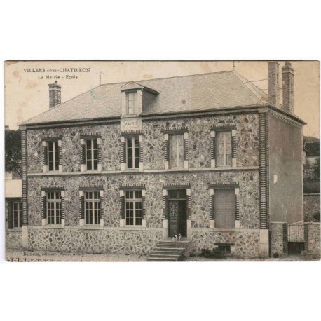 County 51700 - VILLERS-SOUS-CHATILLON - TOWN HALL - SCHOOL