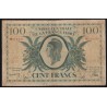 CAISSE CENTRALE FRANCE LIBRE - PICK 13 - 100 FRANCS - L.2/12/1941