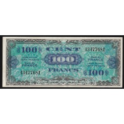 FRANCE - FAY VF 20/1 - 100 FRANCS DRAPEAU - TYPE 1944 - SANS SÉRIE