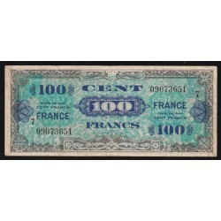 FAY VF 25/7 - 100 FRANCS VERSO FRANCE - 1945 - SÉRIE 7 - PICK 105s