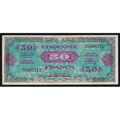 FRANKREICH - 50 FRANCS DRAPEAU  - 1944 - OHNE SERIE