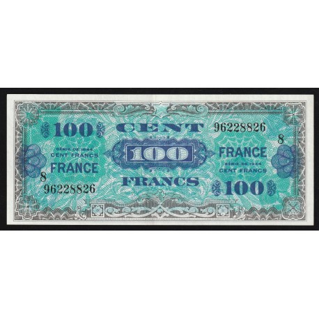 FRANCE - PICK 105s - 100 FRANCS VERSO FRANCE - 1945 - SERIE 8