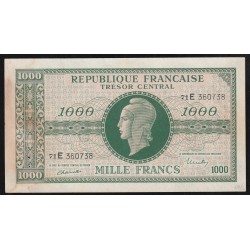 FAY VF 13/1 - 1000 FRANCS MARIANNE - 1945 - SERIE E - CHIFFRES MAIGRES