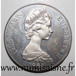 ISLE OF MAN - KM 82 - 1 CROWN 1981 - Wedding of Prince Charles and Lady Diana