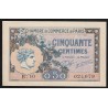 75 - PARIS - CHAMBRE DE COMMERCE - 50 CENTIMES - 10/03/1920