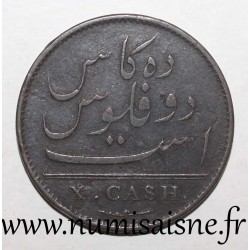 BRITISH INDIES - Madras - KM 319 - 10 CASH 1803 - Soho - East India Company