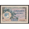 COUNTY 75 - PARIS - CHAMBER OF COMMERCE - 50 CENTIMES - 10/03/1920