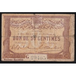 COUNTY 76 - LE TREPORT - CHAMBER OF COMMERCE - 50 CENTIMES 1915