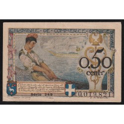 06 - NICE - CHAMBRE DE COMMERCE - 50 CENTIMES 1920 - BEAU