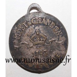 MEDAL - CHAMPAGNE - Dom Pérignon 1638 - 1715 - Moët et Chandon 1743