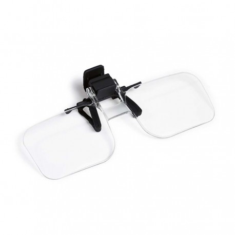 CLIP glasses magnifier with 2x magnification