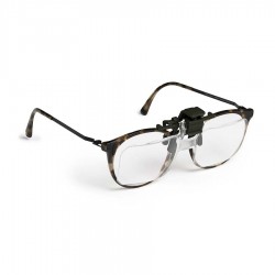 CLIP glasses magnifier with 2x magnification