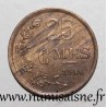 LUXEMBURG - KM 45 - 25 CENTIMES 1946