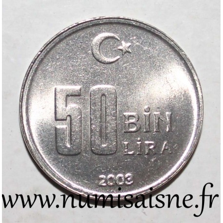 TURKEY - KM 1105 - 50 BIN LIRA 2003