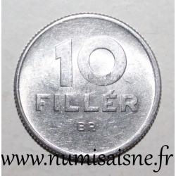 HUNGARY - KM 547 - 10 FILLER 1959