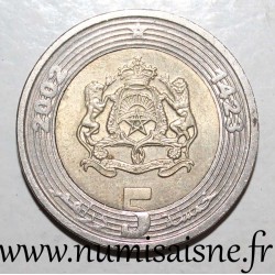 MOROCCO - Y 109 - 5 DIRHAMS 2002 - AH 1423