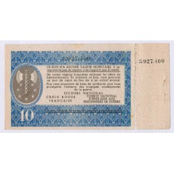 BON DE SOLIDARITÉ - 10 FRANCS 1941-1944 - TYPE PÉTAIN