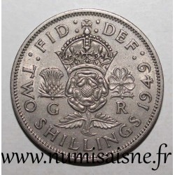 GREAT BRITAIN - KM 878 - 2 SHILLING 1949 - GEORGE VI